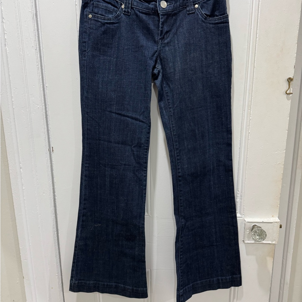 Y2K Low Rise Diva Blue Flare & Wide Leg Jeans